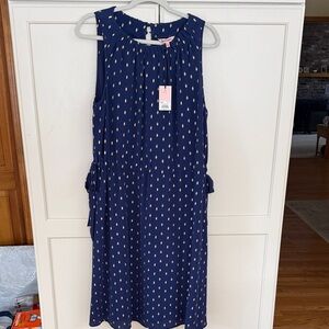 Juicy Couture Blue Dress with Gold Dots